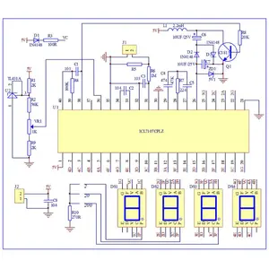 ICL7107 цифровой комплект амперметра DIY модуль DC 5 в 35 мА 70,6x39 мм DIY наборы Ампер Измеритель тока L69A