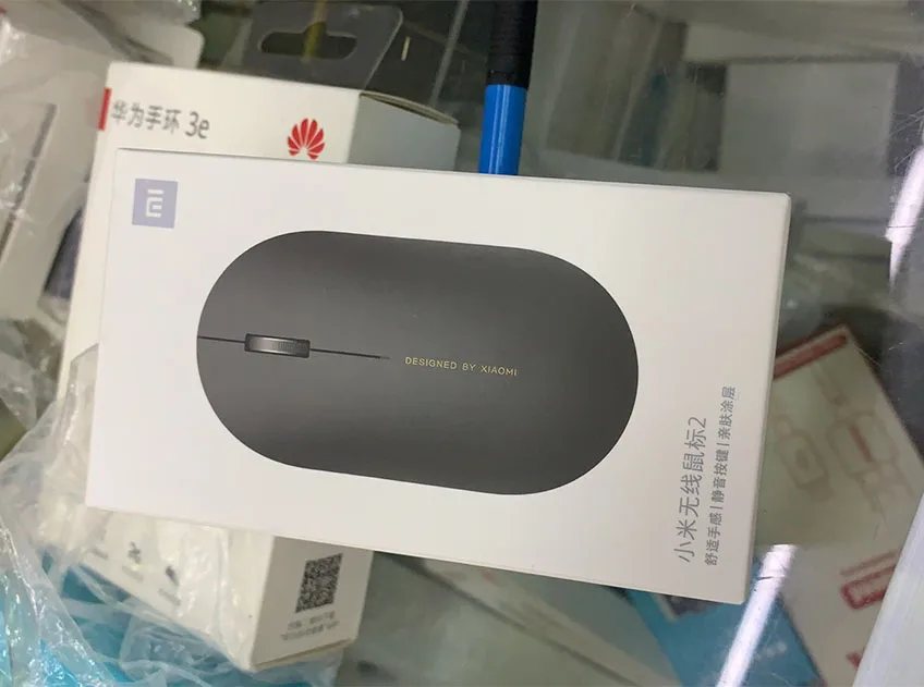 Xiaomi 2,4 GHz беспроводная мышь 2 WiFi 1000 dpi оптическая портативная мышь обтекаемая форма для ПК ноутбука офисных игр
