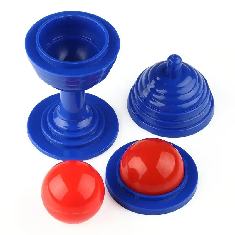 

1set Beads Go No Traces Magic Cup Puzzle Novelty Toys Children Close-up Magic Trick Props Magics Utensils Random Color