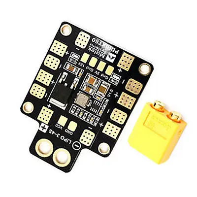Matek System PDB XT60 W/BEC 5V и 12V 2oz Медный для радиоуправляемого вертолета FPV Quadcopter