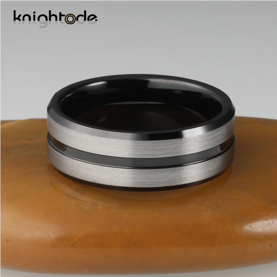 Кольца из карбида вольфрама для влюбленных 8 мм | Украшения и аксессуары