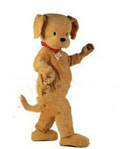 Хэллоуин Фурсьют коричневая собака талисман костюмы для костюмированной