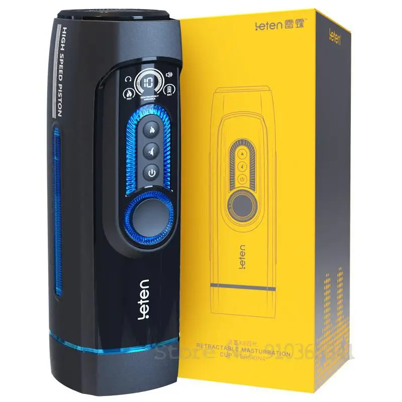 Новый поршневой Выдвижной Мужской Вибратор с автоматическим подогревом для