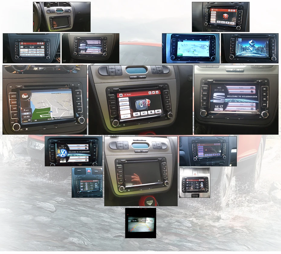 2 Din 7 дюймов Автомобильный DVD gps радио плеер для Volkswagen golf 5 6 touran passat B6 B7 sharan JATTA Skoda Seat авторадио FM AM RDS