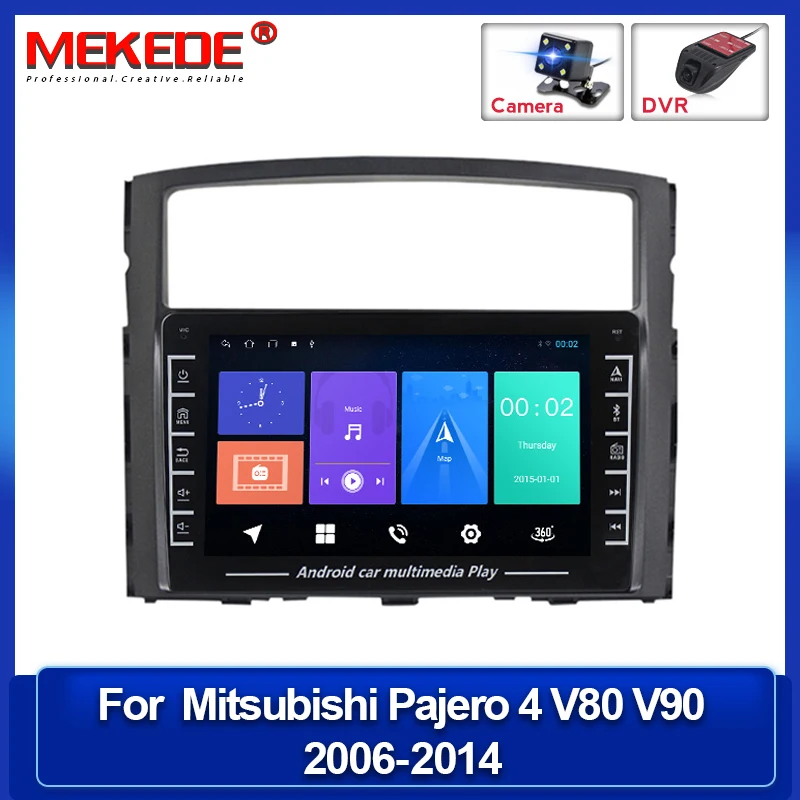 

IPS WIFI BT четырехъядерный Android для Mitsubishi Pajero 4 V80 V90 2006 - 2014 автомобильное радио мультимедийный видеоплеер навигация GPS