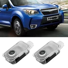 2 шт. автомобильные Логотипы Ghost светильник для Subaru Forester Outback Legacy Impreza Tribeca Автомобильная эмблема светодиодсветодиодный приветственная лампа специальные тени Luces