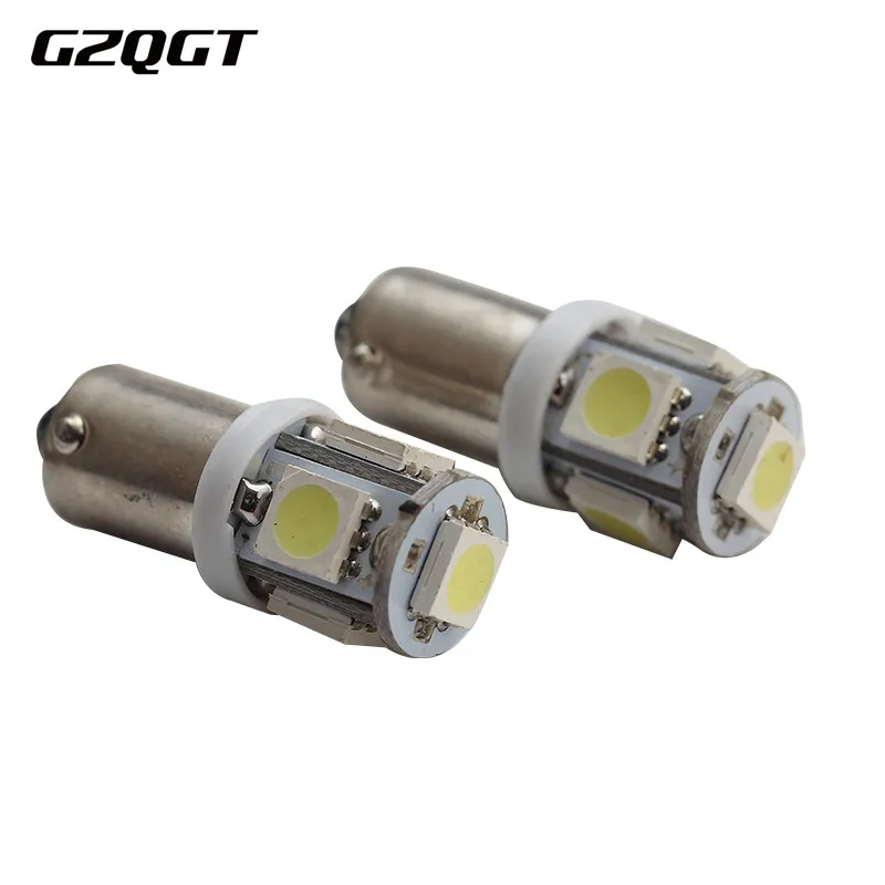 100pcsT11 BA9S Turn Signal License Plate Bulb 5050 5SMD LED White Lights Car Light Source DC24V Lamp T4W 3886X H6W 363 | Автомобили и