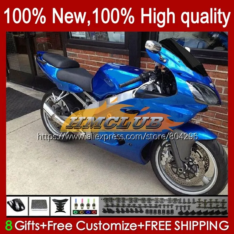 

Корпус ZX636 для KAWASAKI NINJA ZX 6R 636 6 R 2000 2001 2002 72No. Обтекатели 35 600CC ZX-6R Factory blue ZX600 ZX-636 ZX6R 00 01 02