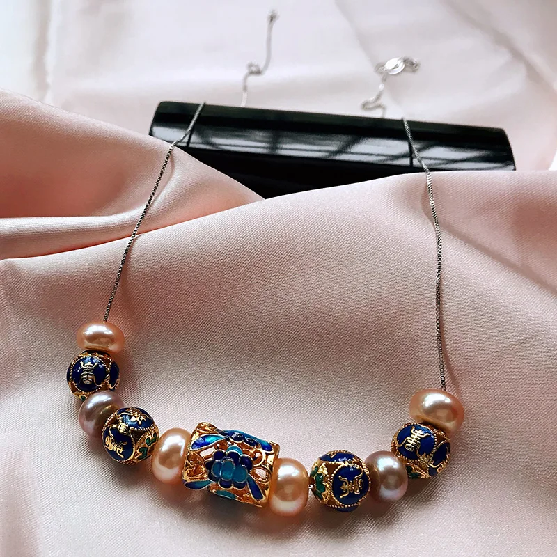 Ожерелье из натурального жемчуга в европейском стиле для женщин AAAA