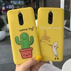 Чехол-накладка для Xiaomi Redmi 8, силиконовый, с изображением кактуса и животных