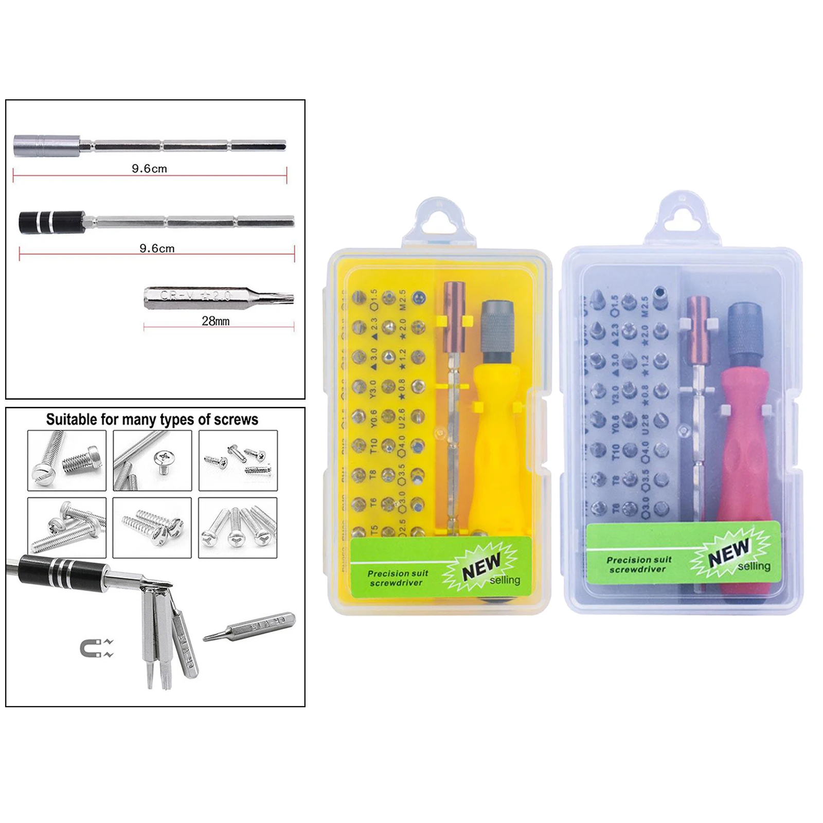 

32 in 1 Precision Screwdriver Set PC Computer Mobilephone Glasses Repairing