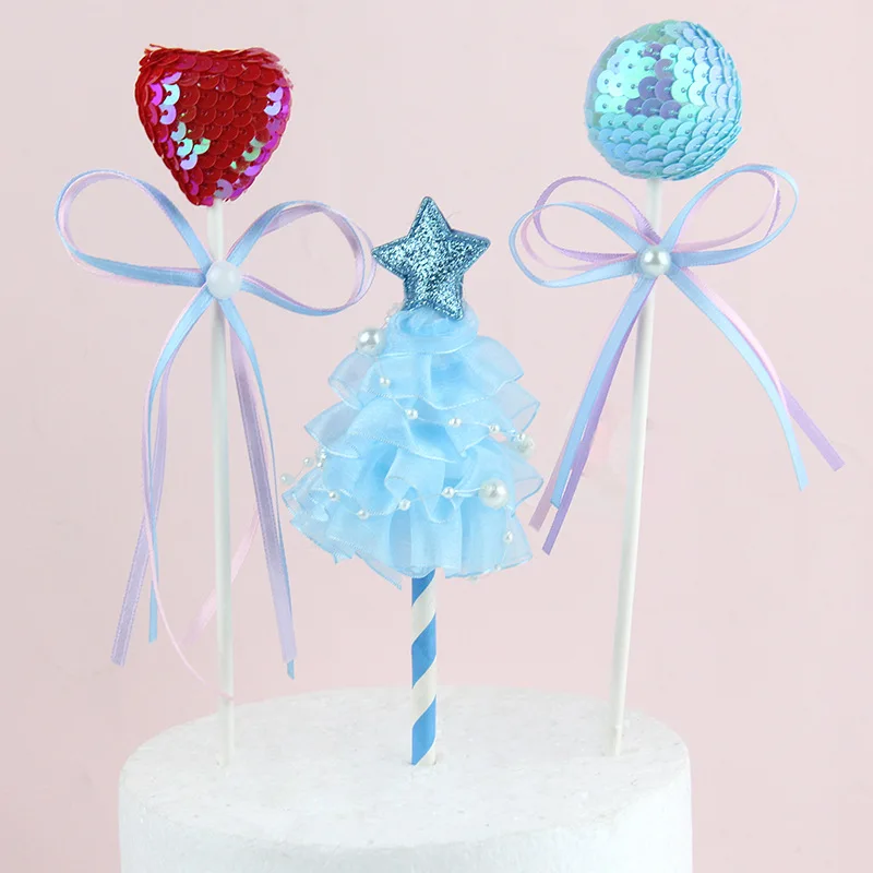 Новинка 5 шт. украшения для выпечки ручной работы разноцветные Украшения