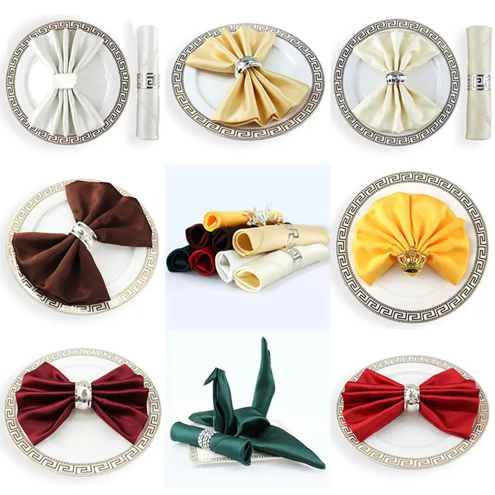 50*50 см свадебные салфетки с темой Рождества чайное полотенце для кухни