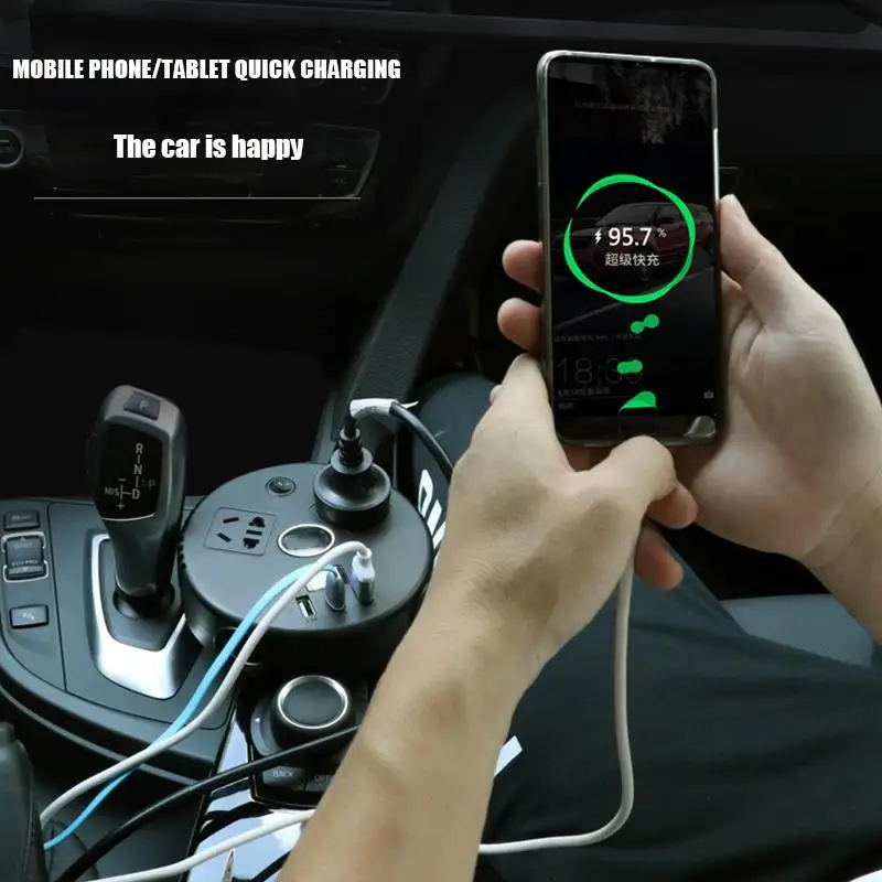 Универсальный автомобильный инвертор 12 В до 220 Автомобильный Инвертор