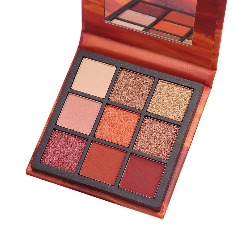 2 стиля Модная палитра теней для век 9 цветов матовые тени блестящих макияж