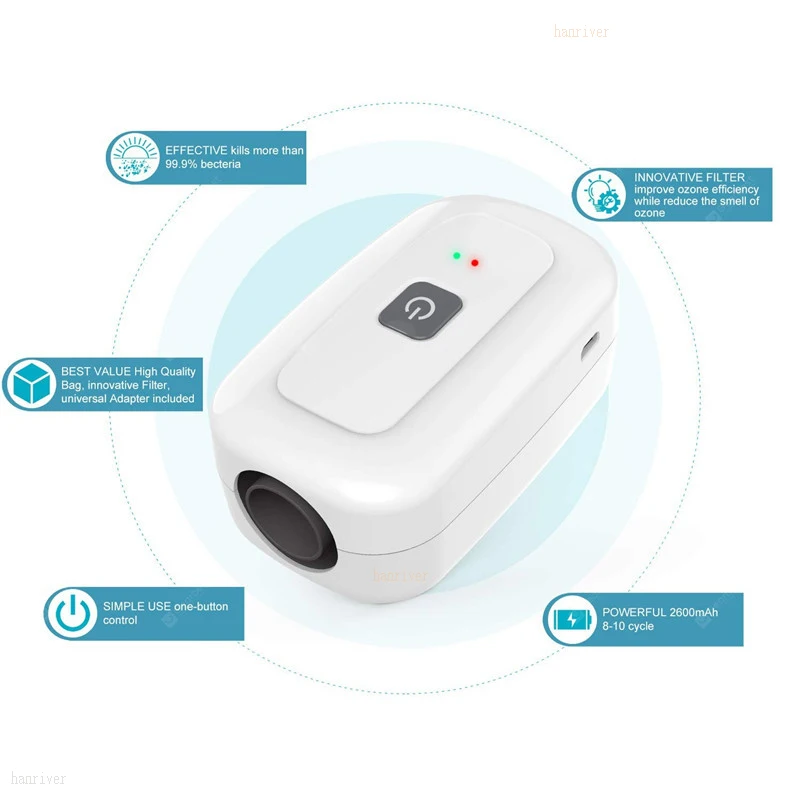 Портативный CPAP респиратор стерилизатор Стерилизатор общий очиститель озоновый