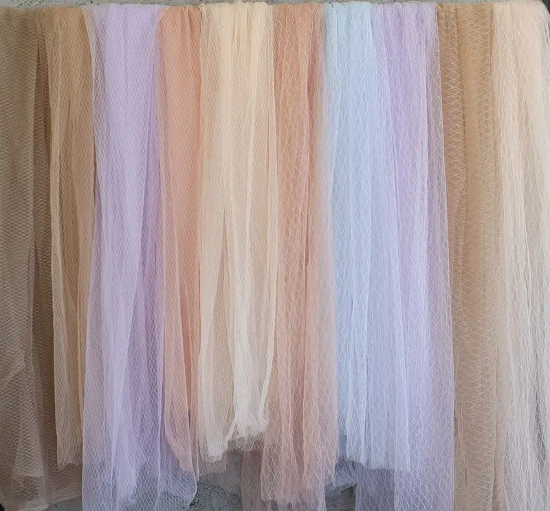 4 м/лот белый черный мягкий стрейч Тюль сетчатая ткань нижнее белье платье юбка