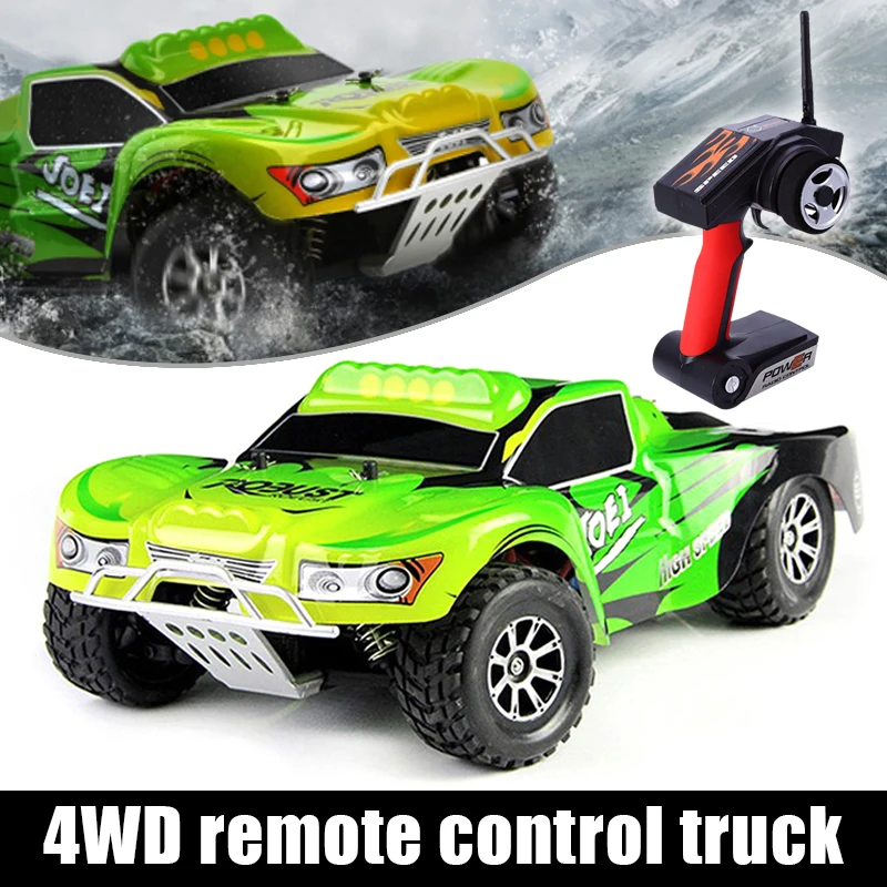 

A969 RC Car 1/18 4WD полноразмерный 2,4G пульт дистанционного управления, гоночный автомобиль 390, мотор, бездорожье, автомобиль, детская игрушка, SEC88