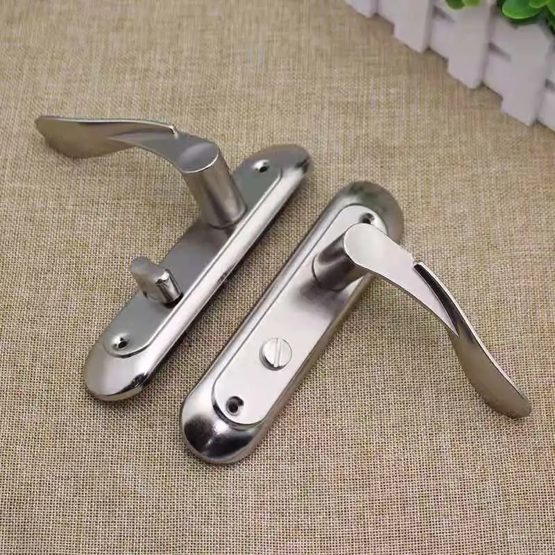 Полностью алюминиевая старый Ванная комната дверные замки без ключа отверстие