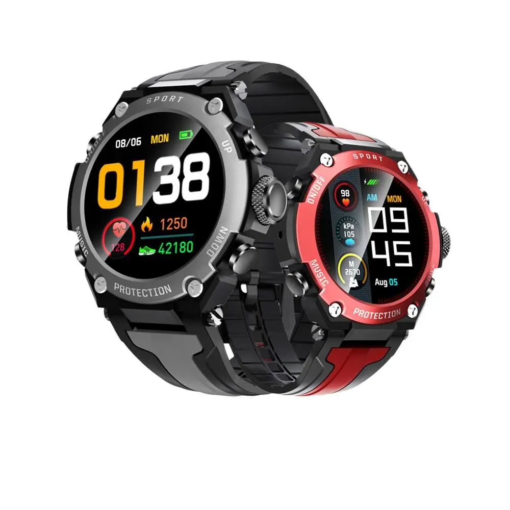 

Мужские Смарт-часы Mearsure с t-образной высотой, новинка 2021, мужские Смарт-часы с музыкой, водонепроницаемые спортивные часы для дайвинга IP68, с к...