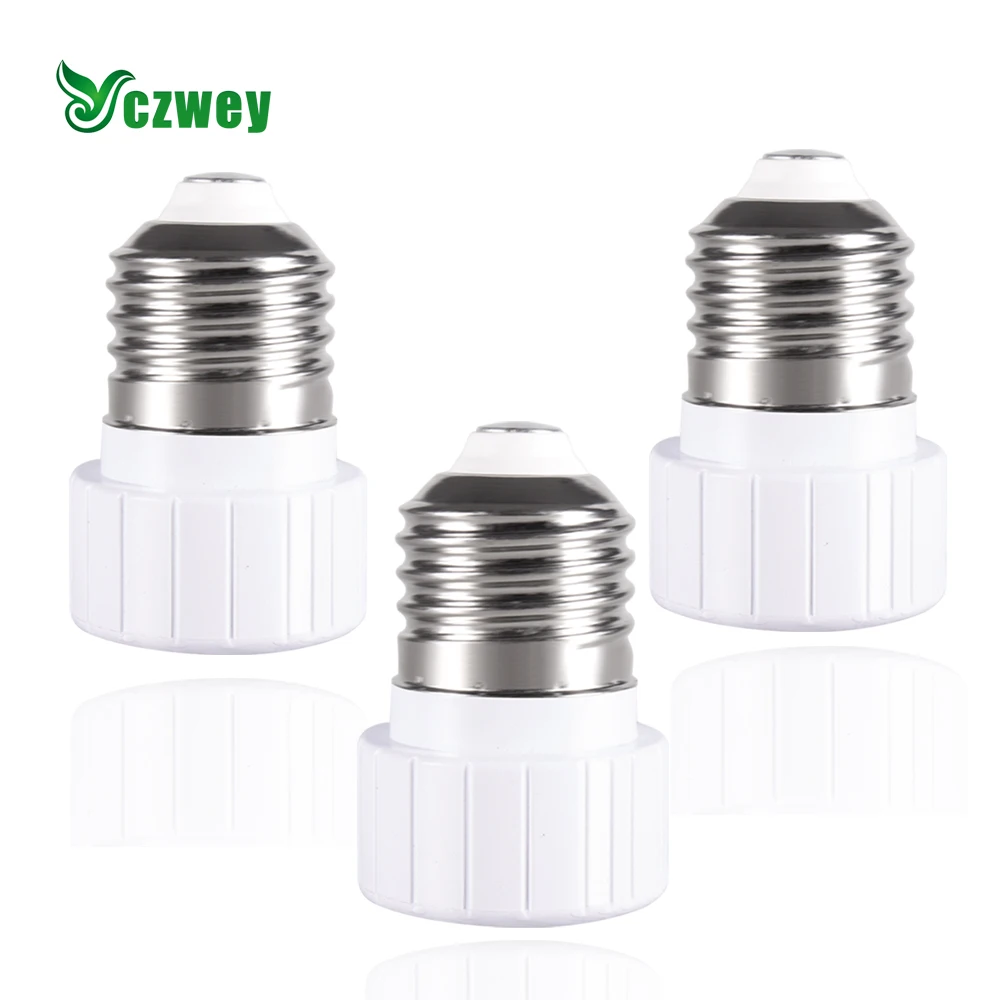 

2pcs 3pcs LED Bulb Spotlight Bulb Adapter Converter E27 to GU10 Socket Flame Retardant PBT Conductive Sheet Material AC110V 220V