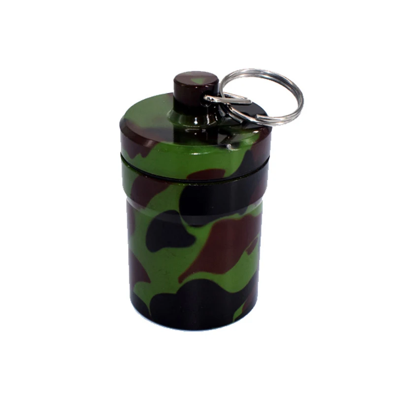 Портативный Футляр для таблеток контейнер лекарств 48*80 мм брелок хранения