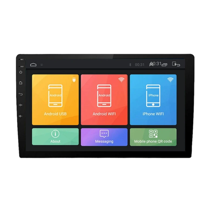 10 1 дюймов 2Din для Android 8 четырехъядерный автомобильный стерео радио Gps Wifi Mp5 плеер