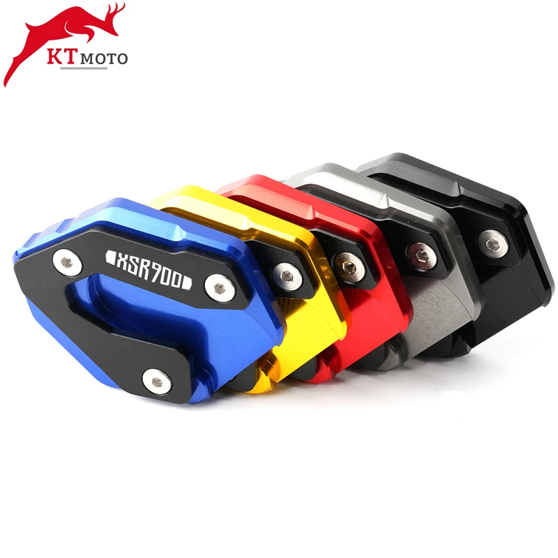 For YAMAHA MT-09 MT 09 XSR 900 XSR900 2014-2020 Motorcycle CNC Kickstand Foot Side Stand Extension Pad Support Plate | Автомобили и