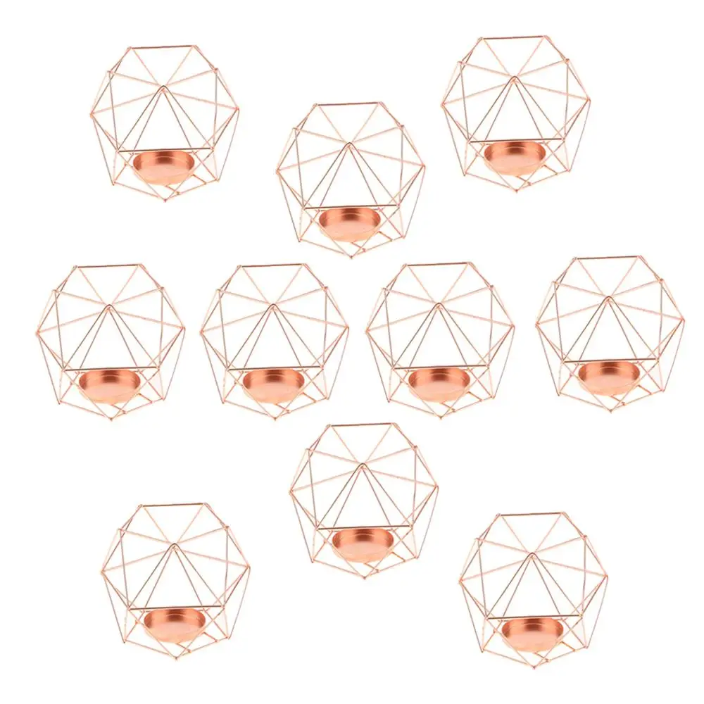 3d-подсвечник в скандинавском стиле Свадебный металлический подсвечник для