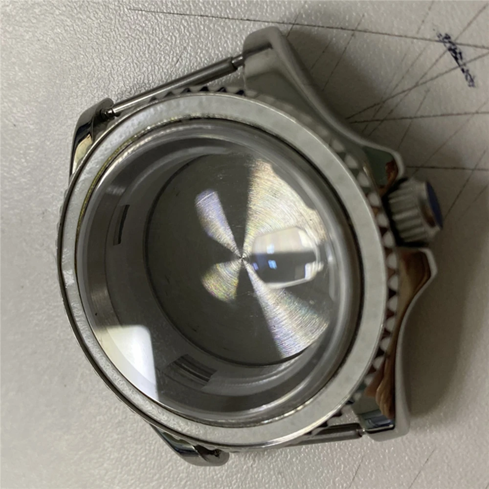 Bidirectional Bezel 40MM Watch Case for Miyota 8215 8200 821A for Mingzhu 2813 Watch Automatic Mechanical Movement Accessories