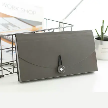 Dark Grey Сортировщик, Сумка для документов, ПВХ сумка, Мульти карманный органайзер для файлов, папок для документов, счета-фактуры, органайзер, сумки для документов - Цвет: Dark Grey