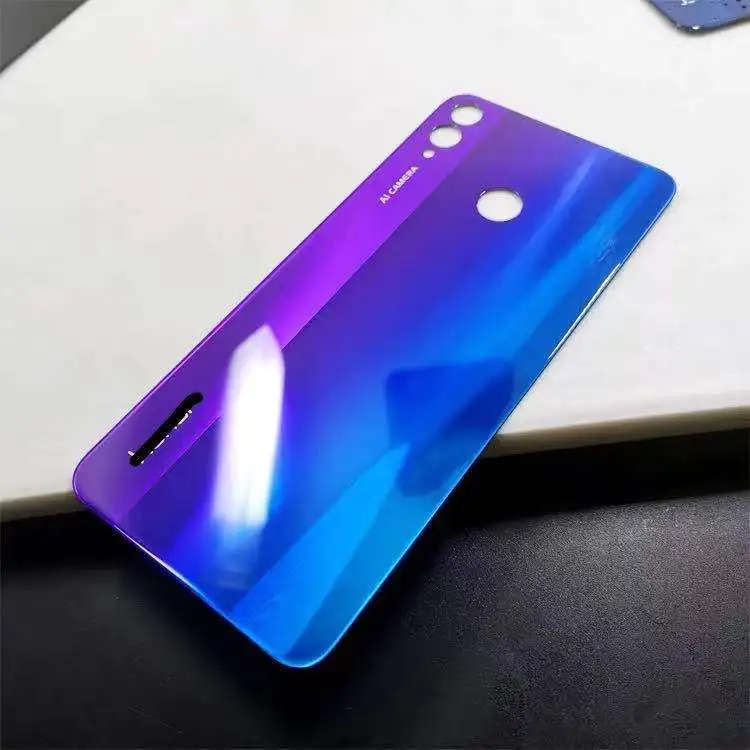 Чехол для аккумулятора Honor 8X задняя крышка из стекла панель с объективом камеры