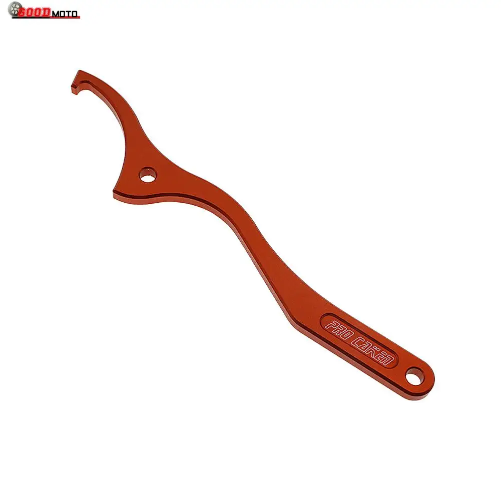 

Motorcycle Rear Damping Shock Absorber Spanner Wrench Tool For SX SXF XC XCW EXCF XCFW 125 150 200 250 300 350 450 500 EXC