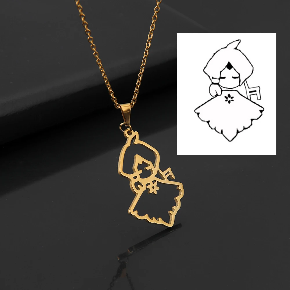

Sipuris Customized Children's Drawing Necklace Kid's Artwork Personalized Custom Photo LOGO Pendant Necklace Jewelry Gift