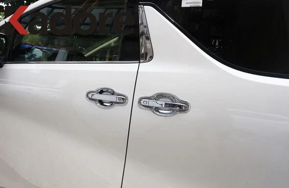 Для Toyota Alphard Vellfire 2016 2017 2018 ABS Хромированная наружная дверная ручка крышка чаши