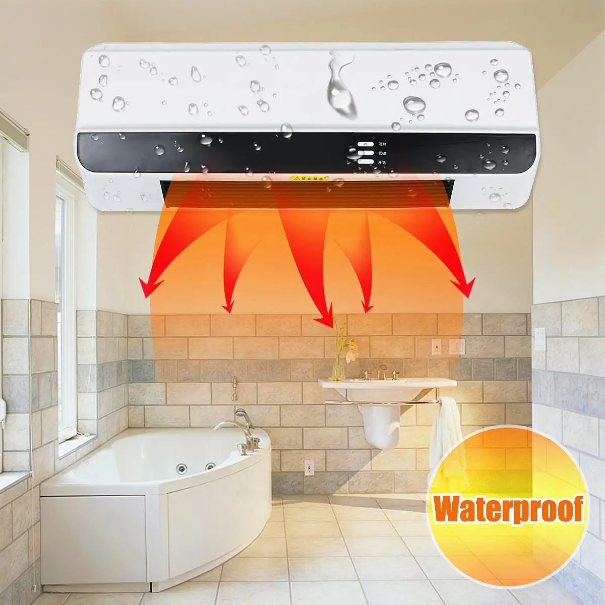 Светодиодный дисплей настенный Кондиционер Электрический обогреватель