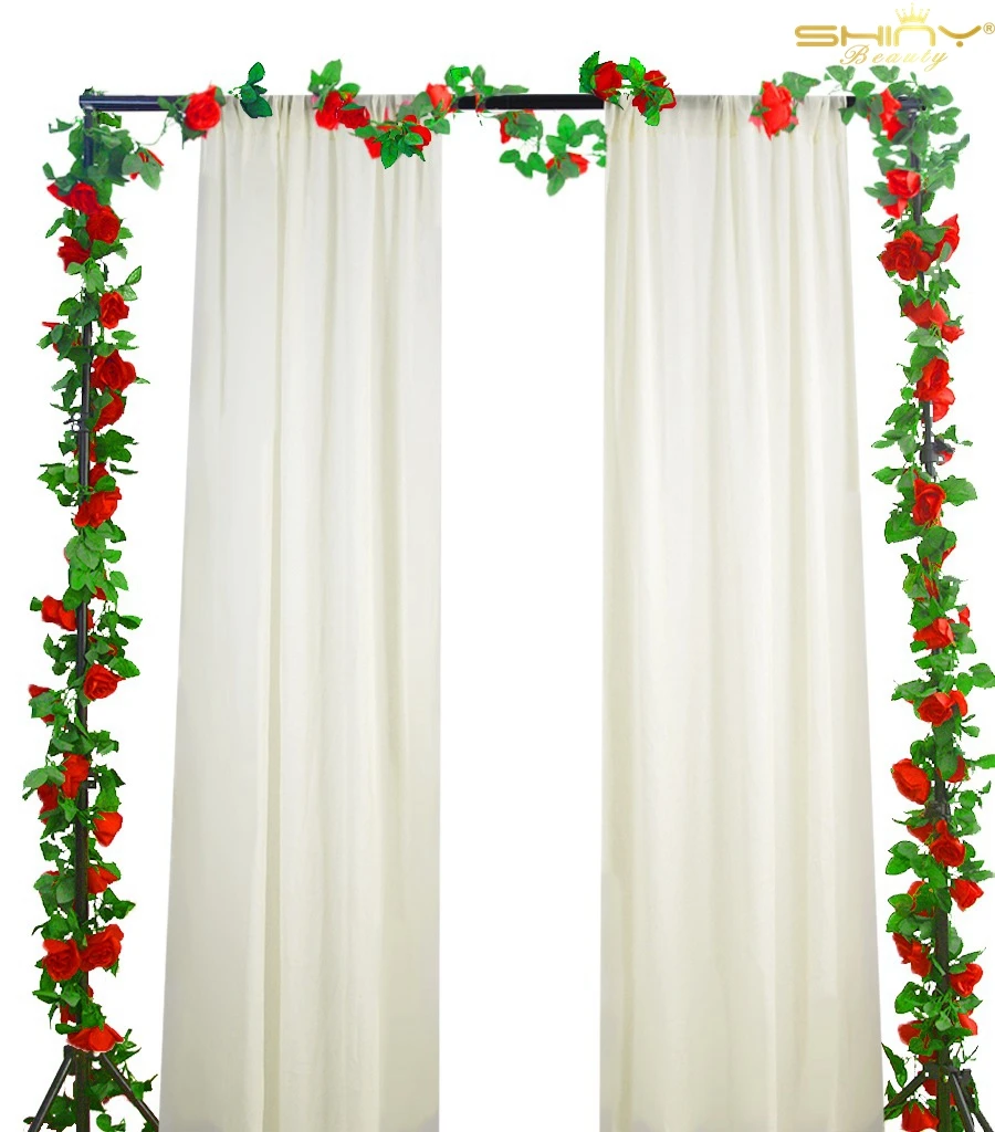 Европейский стиль абрикосового цвета ширма для душа без крючков 120 дюймов