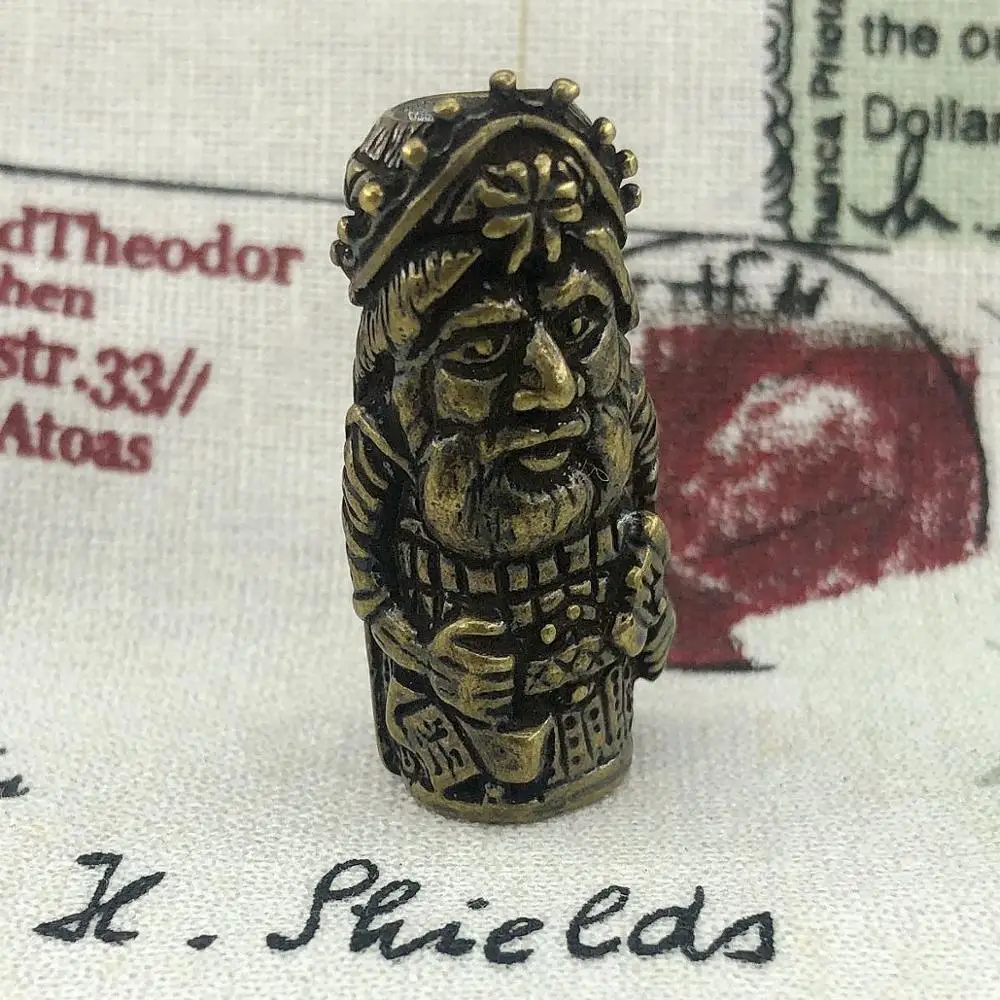 EDC Открытый карманный инструмент латунь день бог огня Ножи бусины зонтик веревки