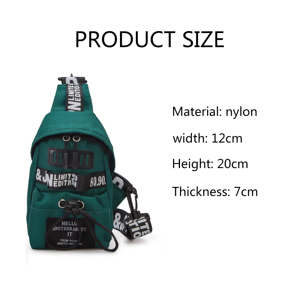 

2021 Fashion Women Fanny Pack Nylon Belt Zipper Waist Bag Casual Chest Bum Bags Casual Sports Waist Packs