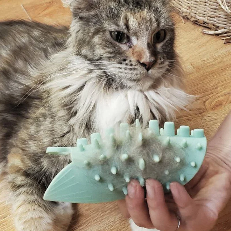 

Dog Pet Grooming Glove Silicone Cats Brush Comb Deshedding Hair Gloves Dogs Bath Cleaning Supplies Animal Combs