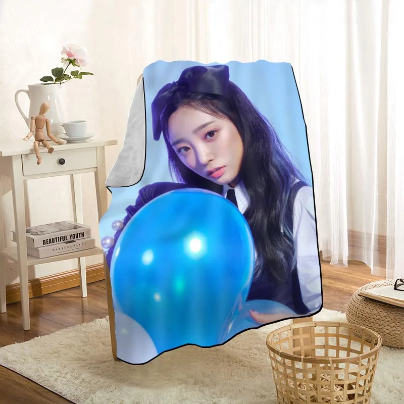 Новое поступление одеяло LIGHTSUM KPOP с принтом мягкое покрывало для
