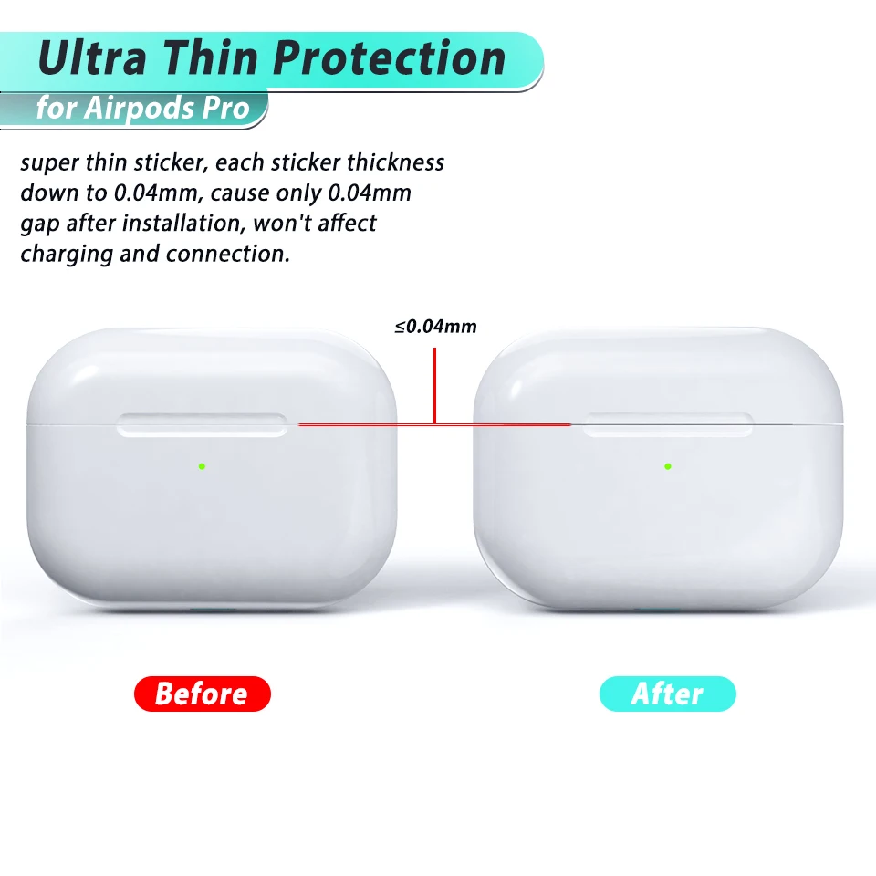 Металлический пылезащитный чехол для Apple Airpods Pro защитная пленка аксессуары |