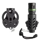 Тактические наручники с открытым верхом, чехол Чехол для фонарика, кобура, зажим для ремня, чехол для ремня 5,5 см, военные аксессуары для охоты