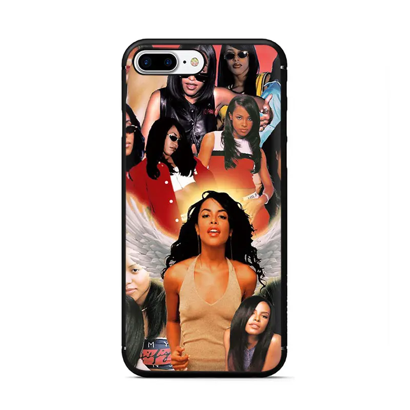 Aaliyah мягкий чехол для телефона для девочки iPhone 5 5S 6 6S Plus 7 8 Plus X XR XS 11 Pro Max - Цвет: B12