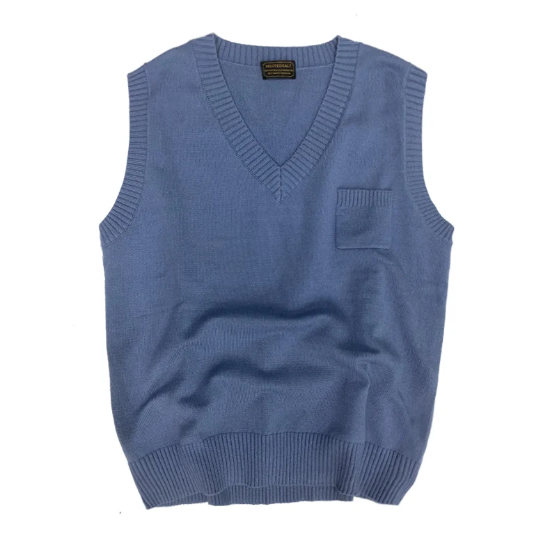 

LEGIBLE Women Sweater Vest Autumn Winter Sleeveless Sweater O-Neck Knitted Poullover Vest Female Jumper Pull Femme