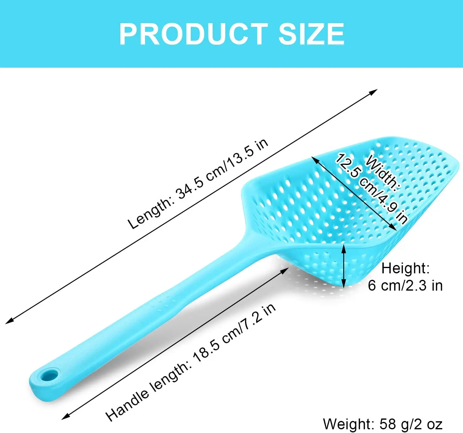 1 шт. ложка-дуршлаг для слива продуктов | Дом и сад