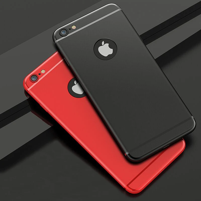 Роскошный Ультратонкий Мягкий матовый чехол из ТПУ для iPhone 6 6S 7 8 Plus X XS MAX XR
