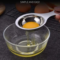 304 stainless steel egg yolk separator kitchen gadget cooking tool food grade egg white separator