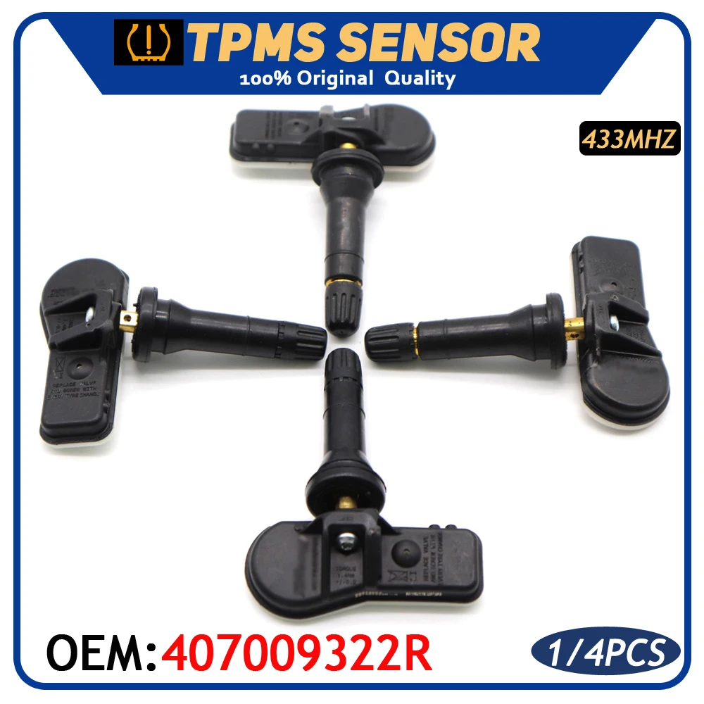 Автомобильный датчик давления в шинах TPMS 407009322R для Renault Duster Koleos Sandero Captur Clio IV Trafic III