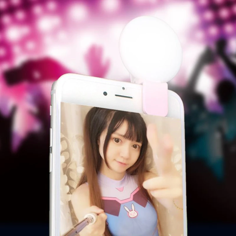 Мини вспышка для мобильного телефона и подсветка селфи Портативный Подсветка